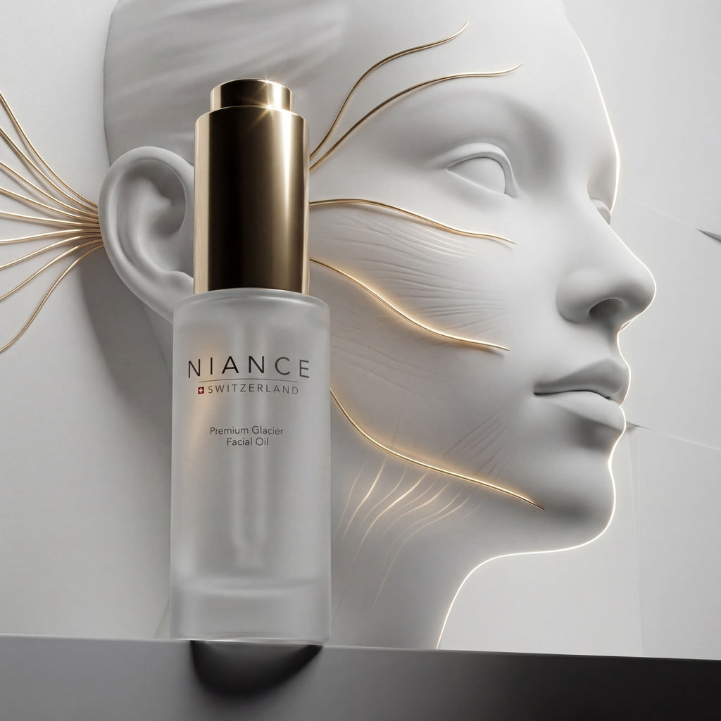 NIANCE Premium Glacier Facial Oil – Huile Visage Anti-Âge Lifting